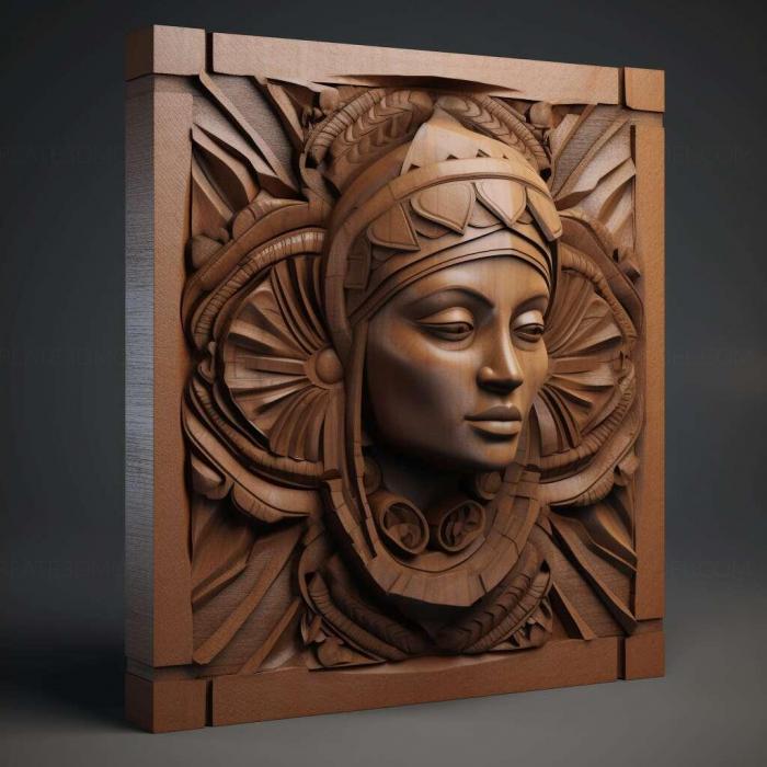 نموذج ثلاثي الأبعاد لآلة CNC 3D Art 